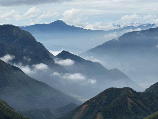 mountain valley in autumn in sapa